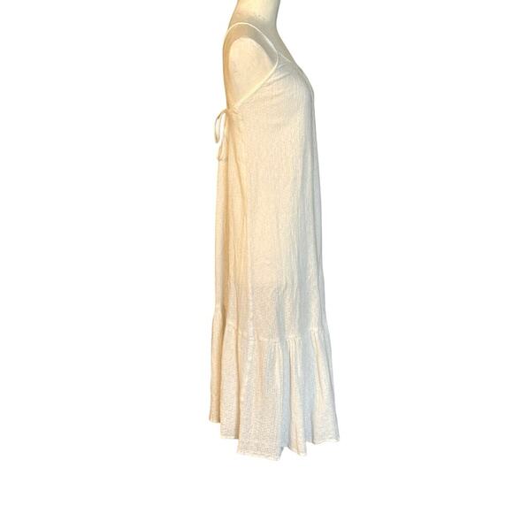 Billabong Ready For Sun - Beach Cover- Up Womens Size M Ecru - Picture 5 of 10